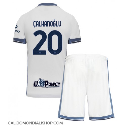 Maglie da calcio Inter Milan Hakan Calhanoglu #20 Seconda Maglia Bambino 2024-25 Manica Corta (+ Pantaloni corti)